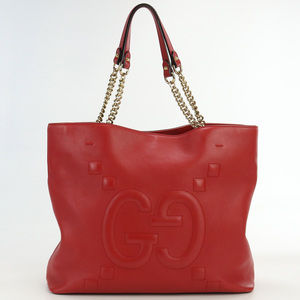 Gucci Chain Tote Shoulder bag Leather